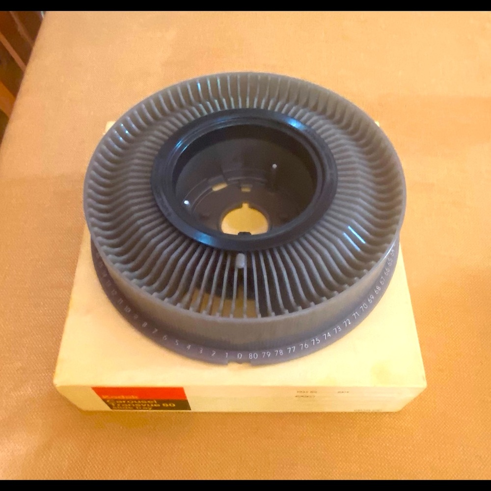Vintage Kodak Carousel 80 Slide Tray Original Box